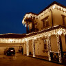 Светодиодная гирлянда бахрома Теплая Белая 35 x 0,6м Мерцающая