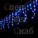 Светодиодная гирлянда "бахрома" Синяя 2.4м 